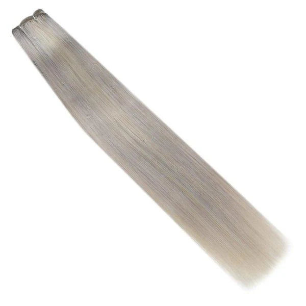 STYLEUHAIR Weft Hair Clip In Hair Extensions Human Hair Seamless Invisible Natural Remy Human Hair Highlight (