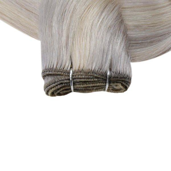 STYLEUHAIR Weft Hair Clip In Hair Extensions Human Hair Seamless Invisible Natural Remy Human Hair Highlight (