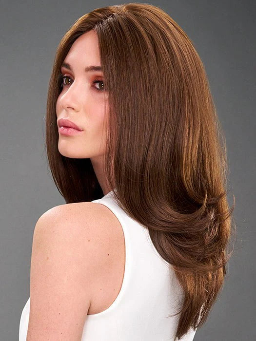 Styleuhair Lace Front & Monofilament Top Brown Color Remy Human Hair Wigs