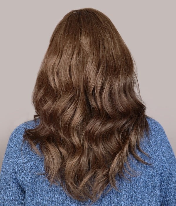 Styleuhair Medium Brown Lace Front & Monofilament Top Remy Human Hair Wigs