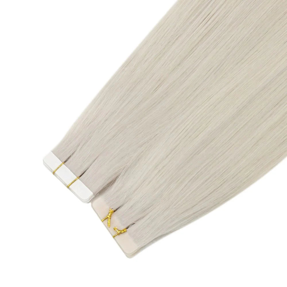 STYLEUHAIR 14-24 Inch Invisible Tape In Hair Extensions 20Pcs Virgin Human Hair (