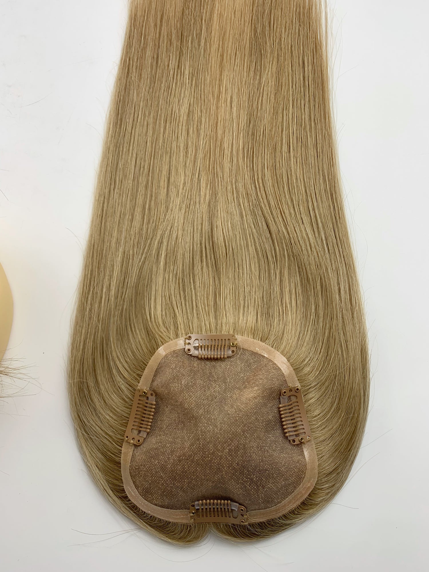 5.5&quot;x6.5&quot; Ava STYLEUHAIR 130 Density Featherlight Ultra-breathable Full Lace Hand-tied MONO Toppers Clip In For Women Raw Human Hair 