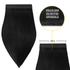 STYLEUHAIR 20*0.8CM Long Seamless Injected Hand-Tied Invisible Tape In Hair Extension 4Pcs Soft And Full Silk Straight Virgin Human Hair (