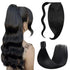 STYLEUHAIR Ponytail Extension With Magic Paste A Single Strand Of Hair Soft And Thick 100% Remy Human Hair Extensions 12-28 Inch (