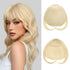 Clip In Bangs Hair Real Remy Human Hair Wispy Bangs French Bangs (