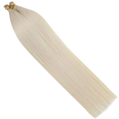 STYLEUHAIR 14-22 Inch I Tips Extensions Straight 100% Natural High Quality Remy Human Hair I Tips Near Me For Women (