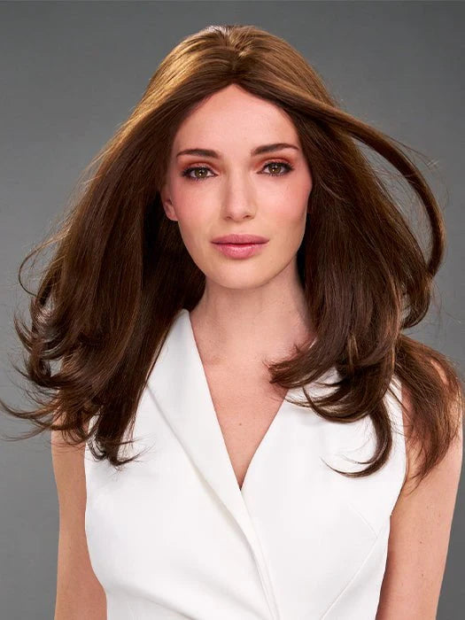 Styleuhair Lace Front &amp; Monofilament Top Brown Color Remy Human Hair Wigs