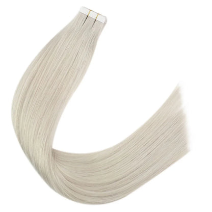 STYLEUHAIR 14-24 Inch Invisible Tape In Hair Extensions 20Pcs Virgin Human Hair (