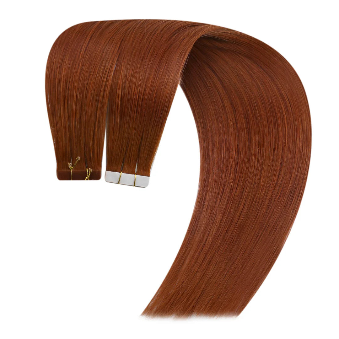 STYLEUHAIR 14-24 Inch Invisible Tape In Hair Extensions 20Pcs Virgin Human Hair (